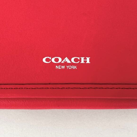 Coach Legacy Penny Turn-Lock Crossbody Bag Purse Coral Pink 19914 - Picture 7 of 15